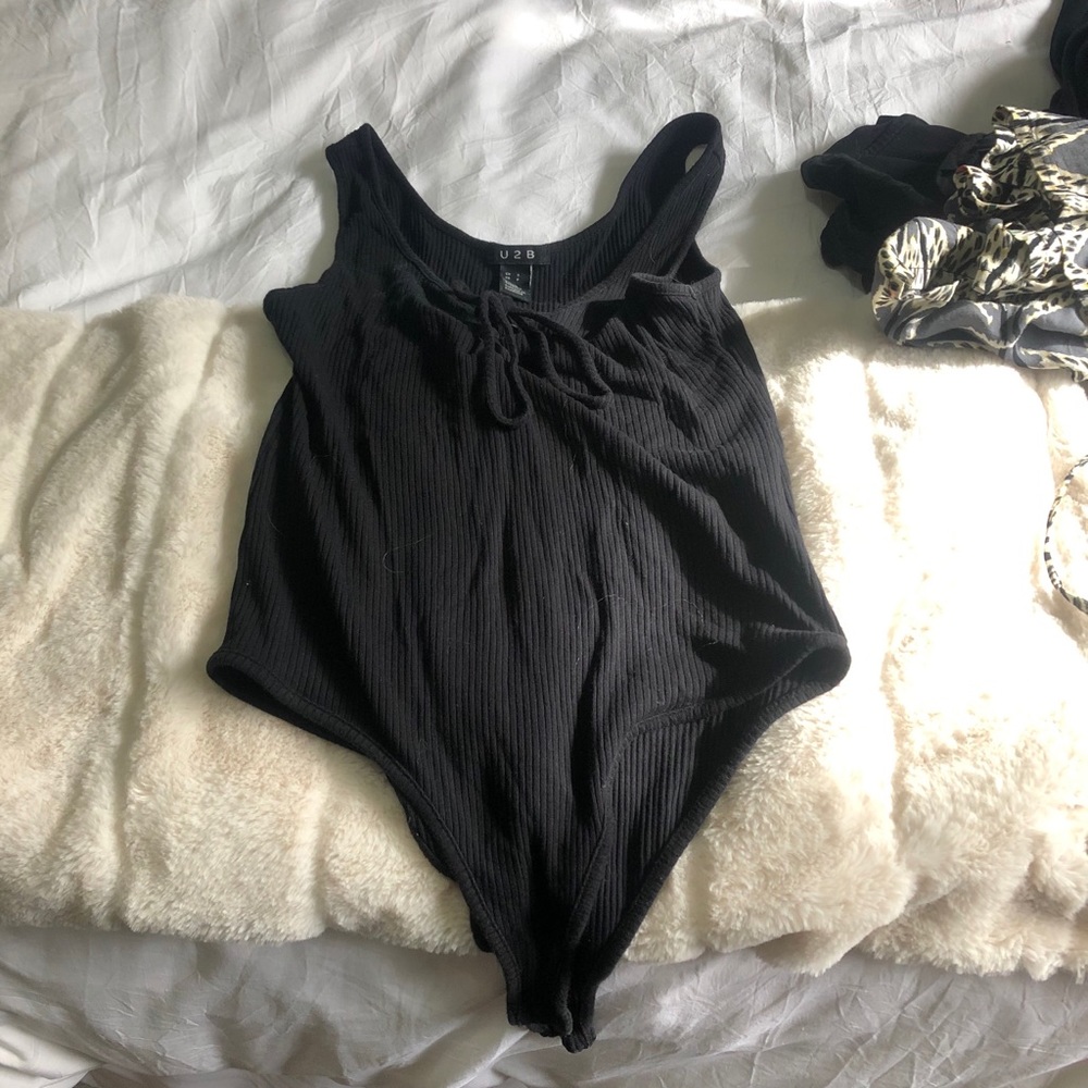 Ribbed body suit